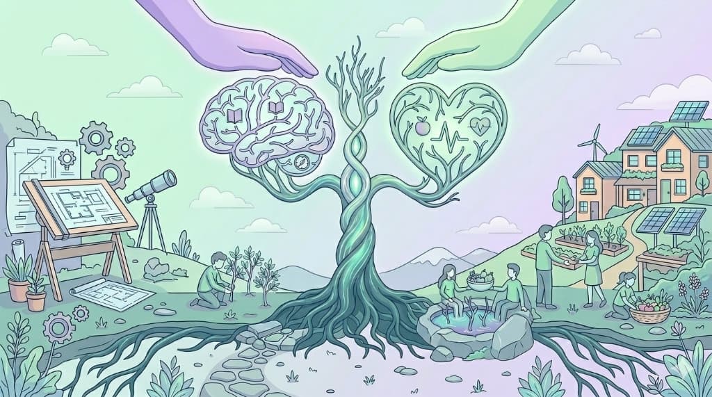 CHP illustration — Nurturing Healthy Minds & Bodies